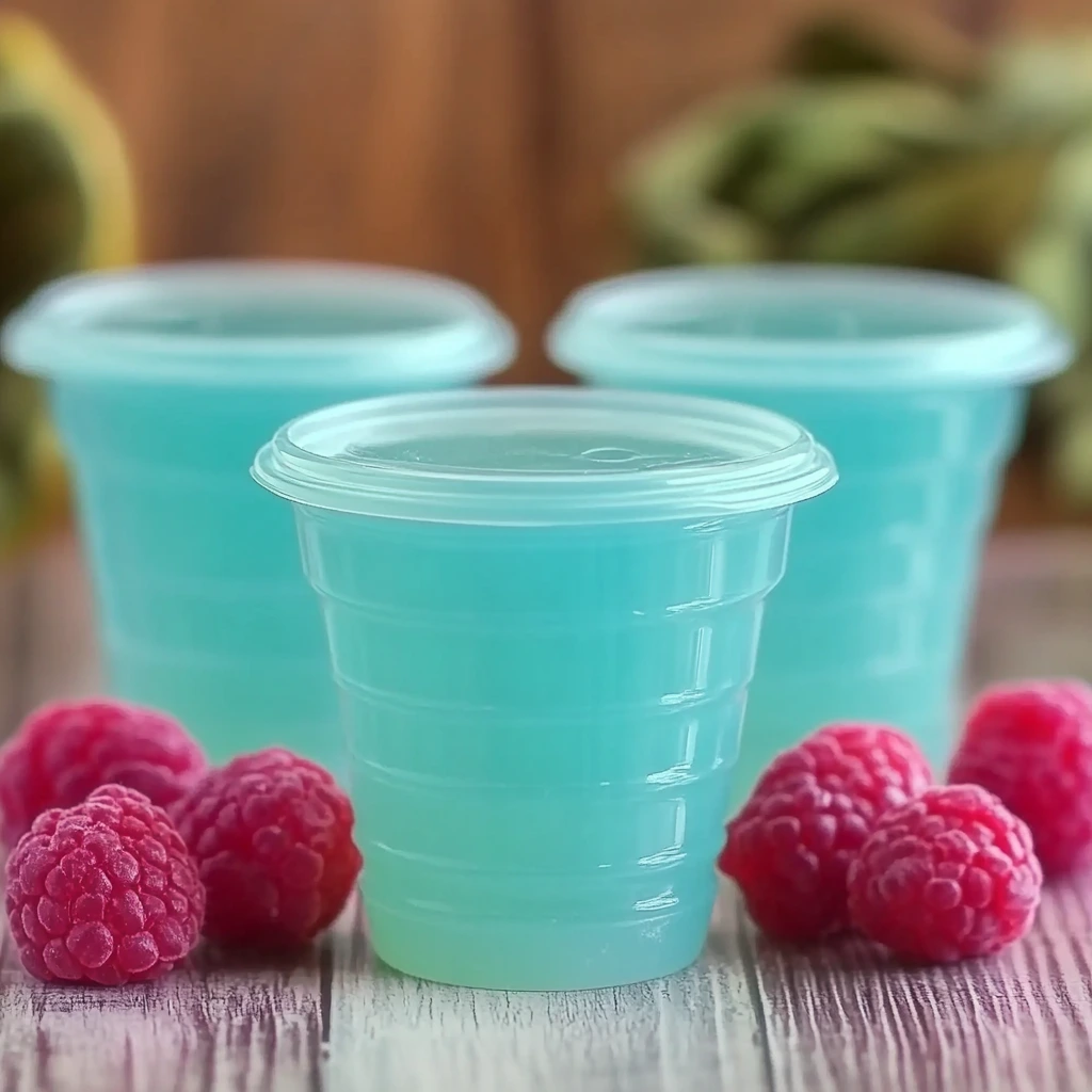 Mountain Dew Baja Blast Jello Shots
