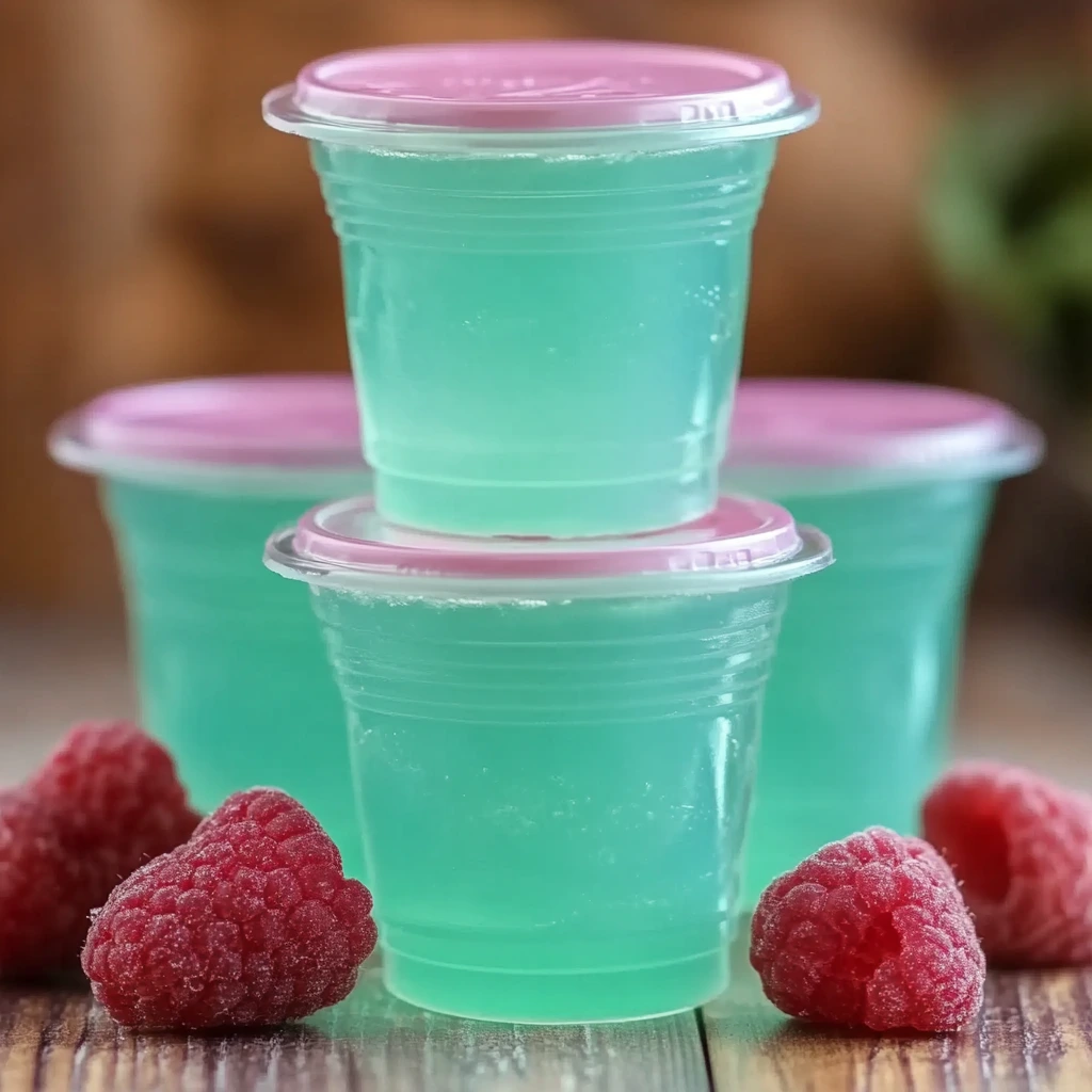 Mountain Dew Baja Blast Jello Shots