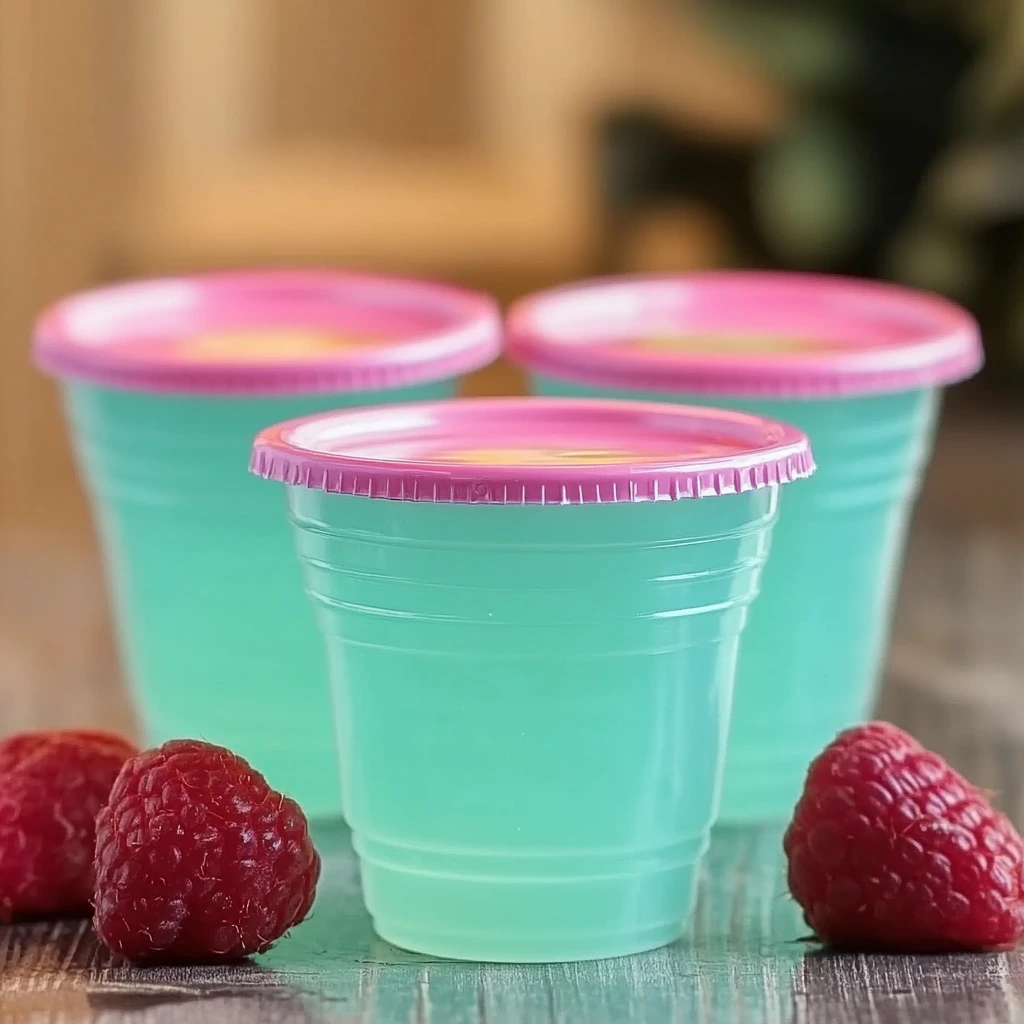 Mountain Dew Baja Blast Jello Shots