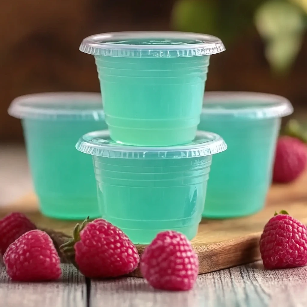 Mountain Dew Baja Blast Jello Shots