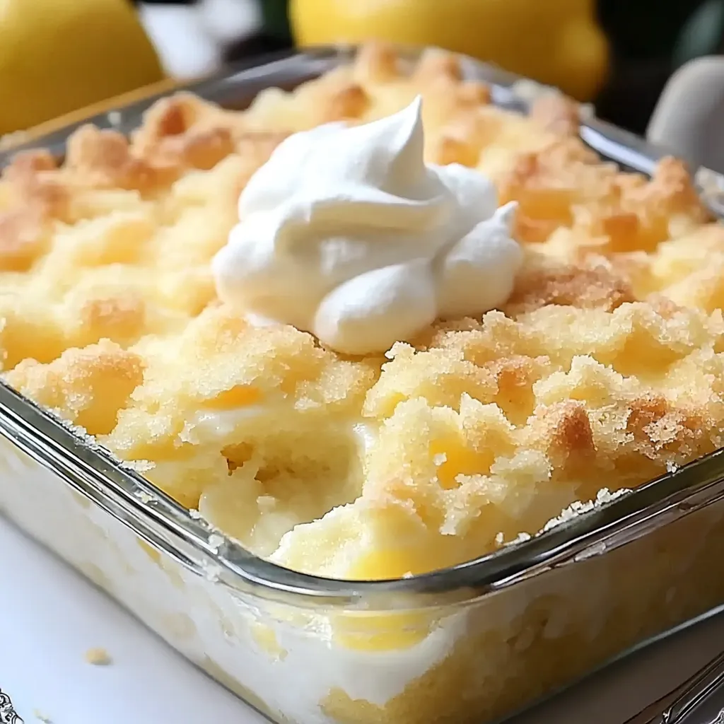 Lemon cream cheese dessert