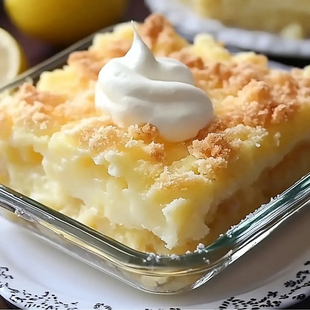 Lemon Cream Cheese Dump Cake