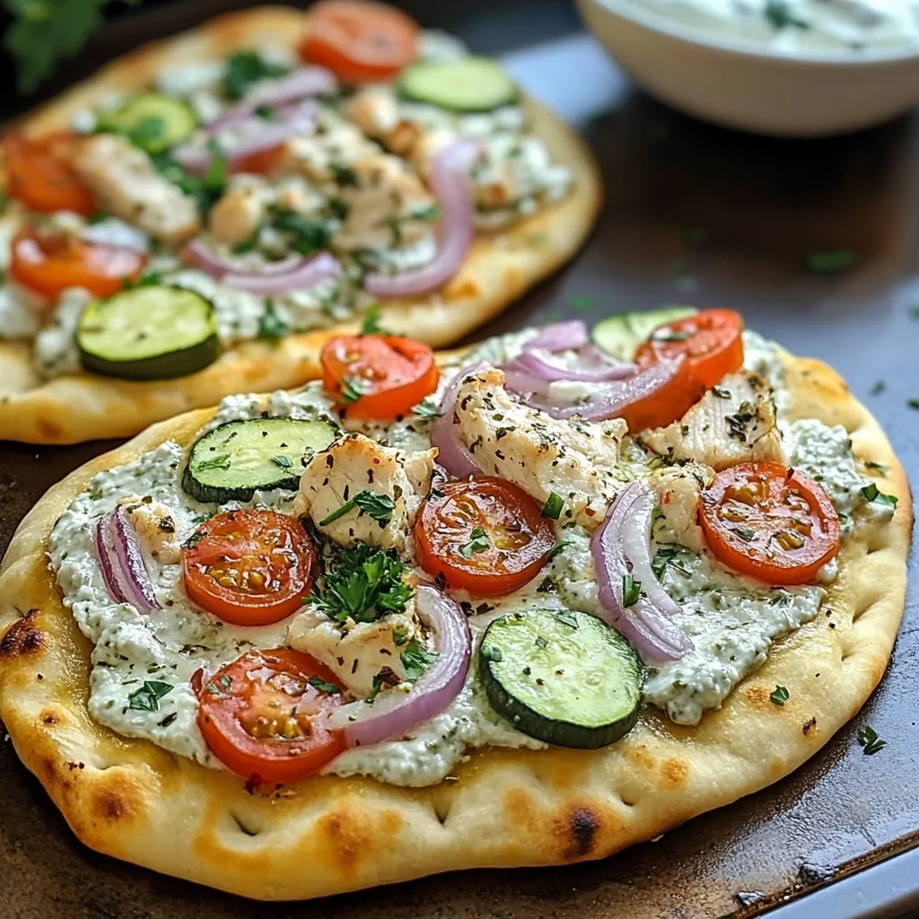 Greek-Inspired Flatbread Pizza