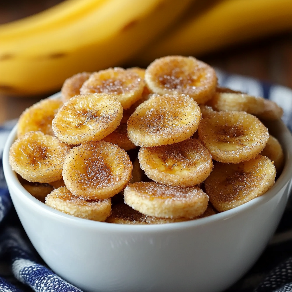 Crispy banana chips