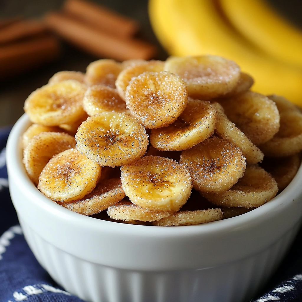 Air fryer banana chips