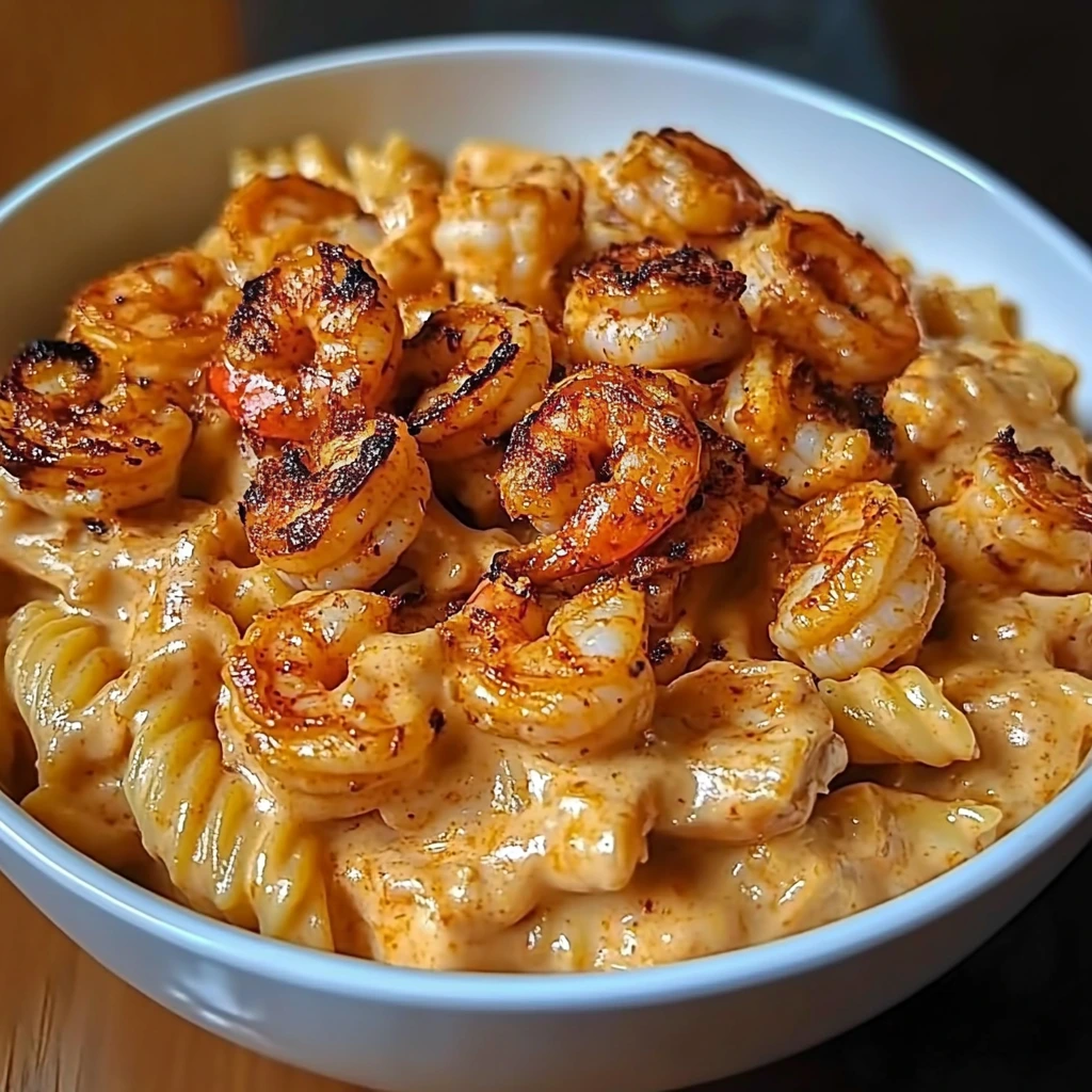 Creamy Cajun Shrimp and Chicken Pasta