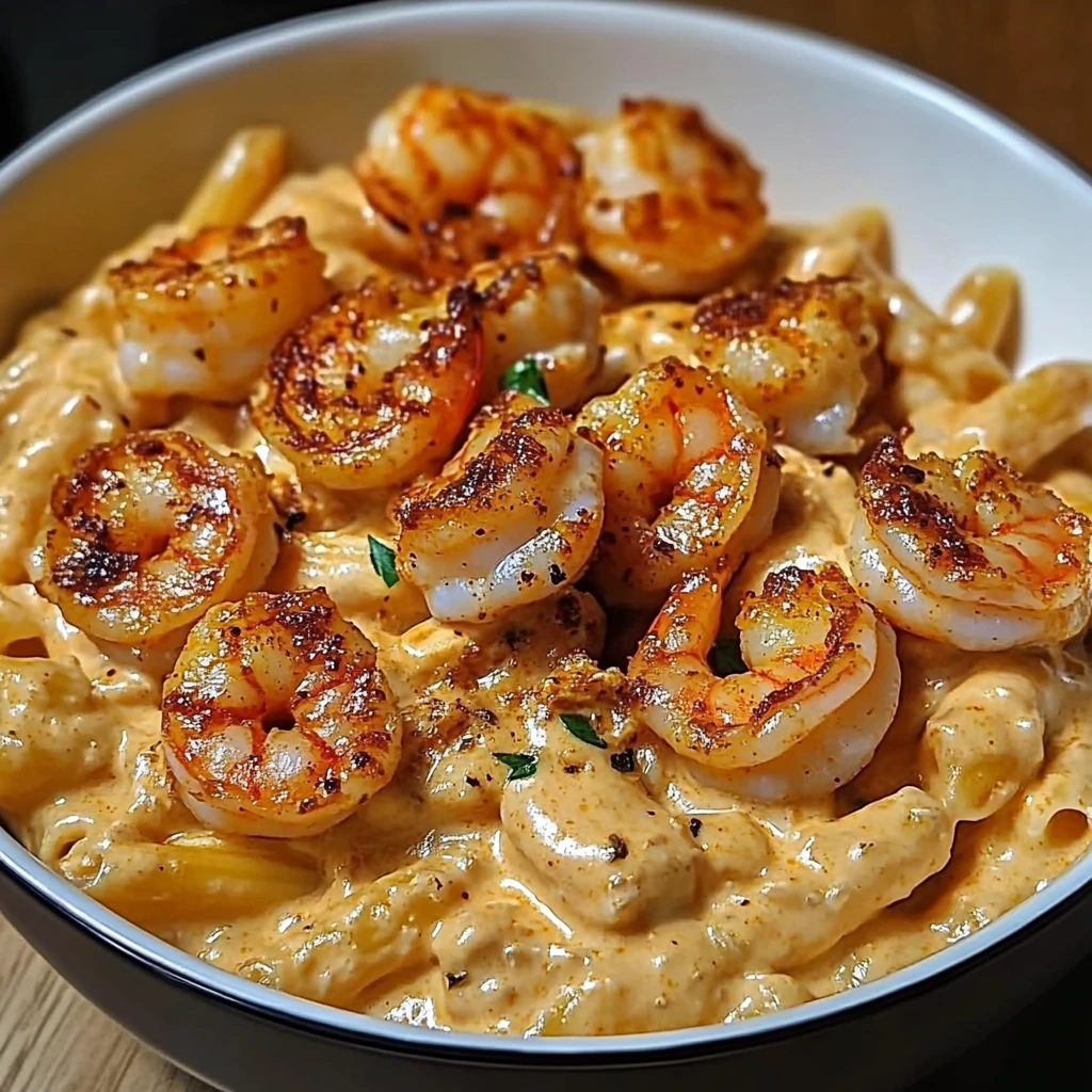 Creamy Cajun Shrimp and Chicken Pasta