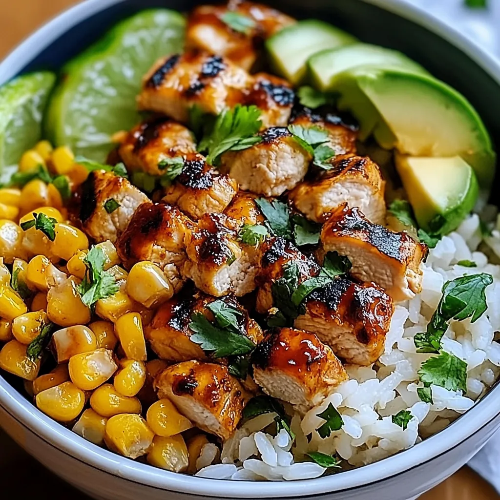 Creamy corn rice bowl