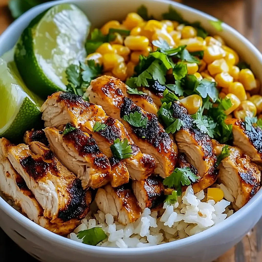 Elote chicken bowl