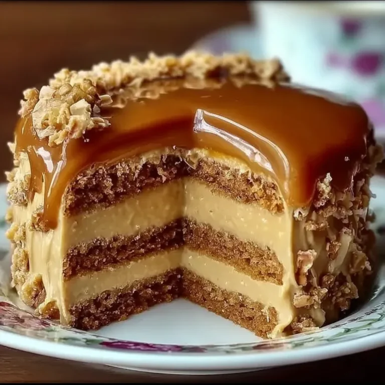 Butterscotch Cake with Caramel Frosting
