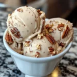 Homemade Butter Pecan Ice Cream