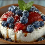 Red White & Blue Cheesecake Salad