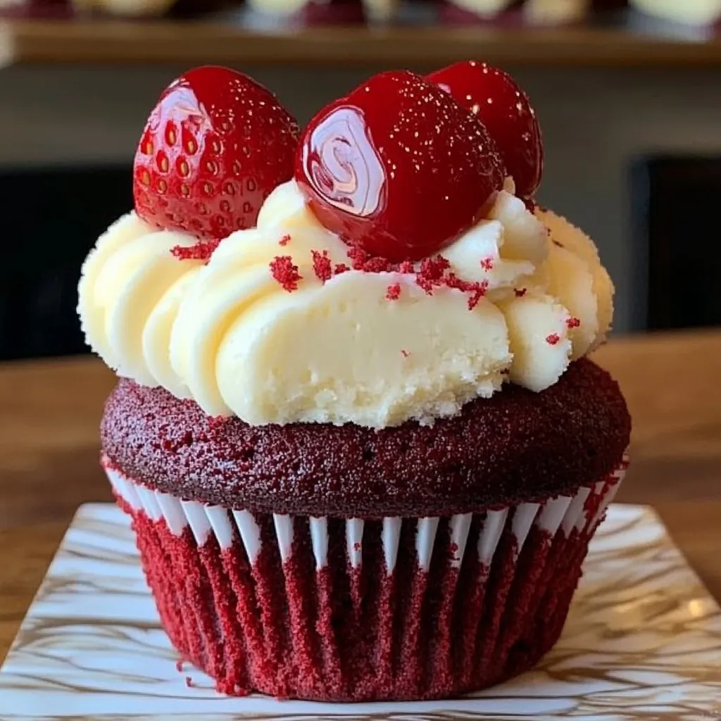 Red Velvet Crush Cupcakes
