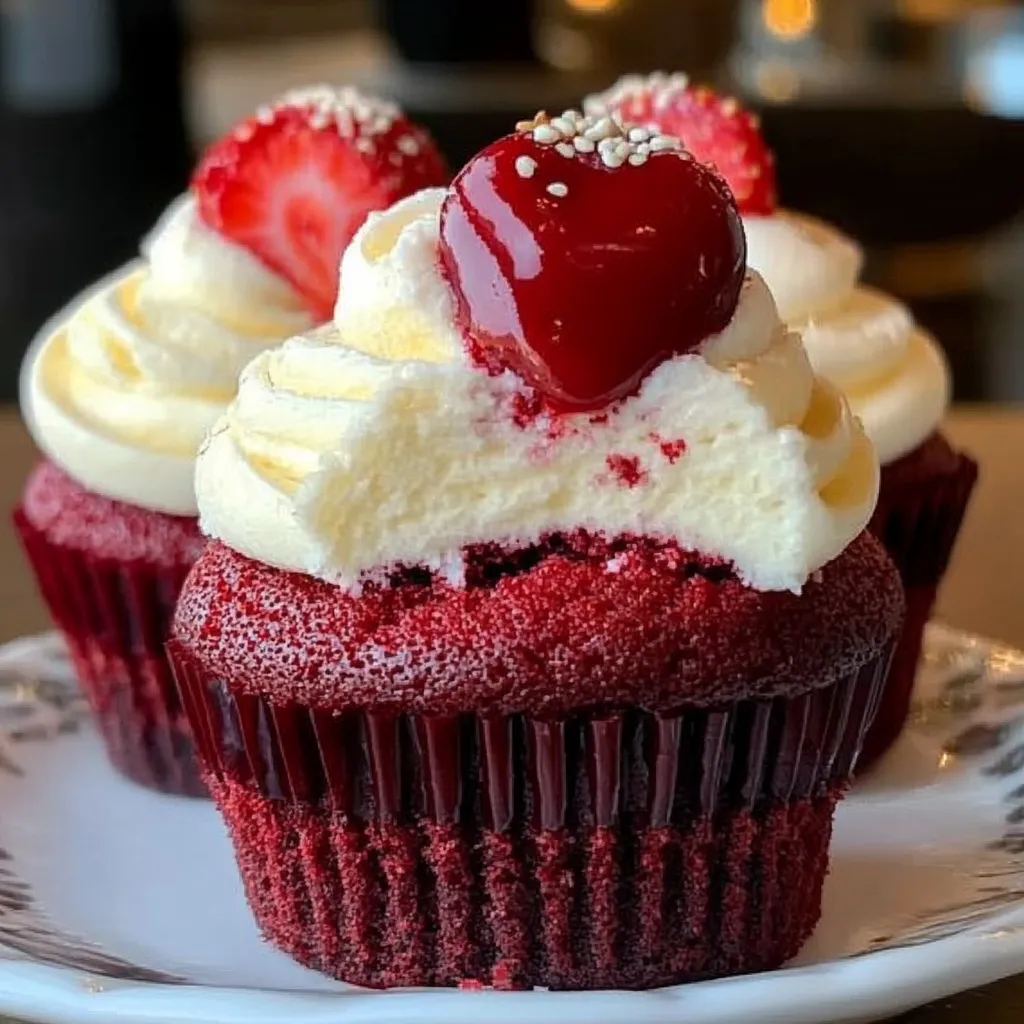 Red Velvet Crush Cupcakes