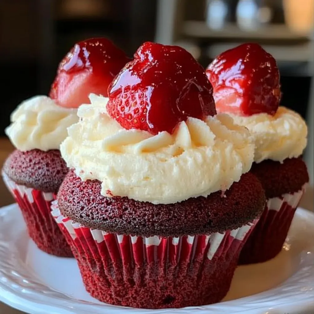 Red Velvet Crush Cupcakes