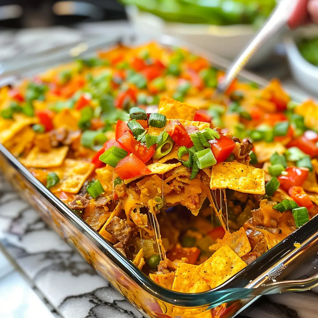 Dorito Casserole with Ground Beef