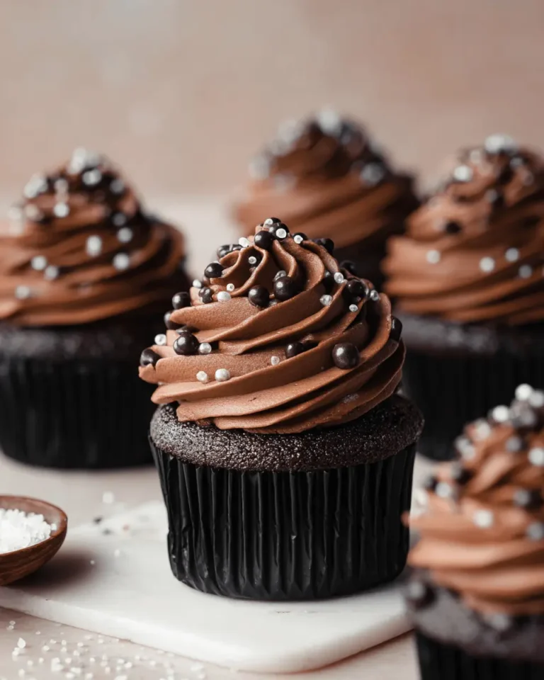 Fudge Chocolate Cupcakes