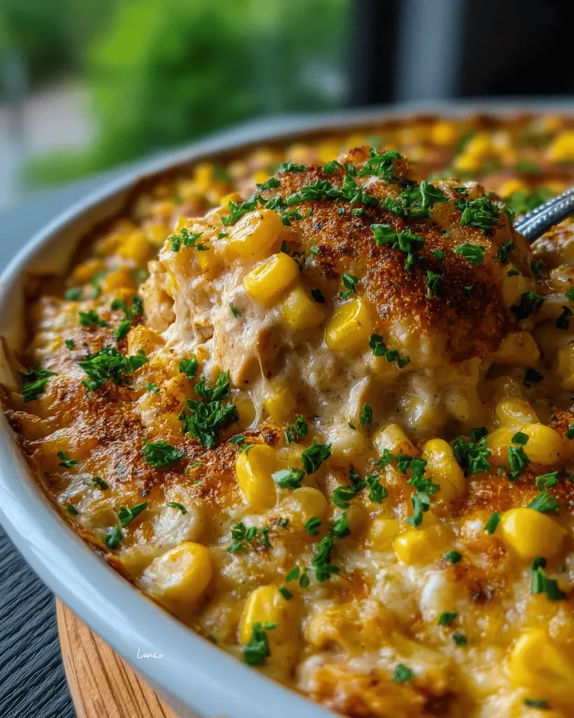 Street Corn Chicken Casserole