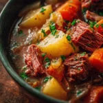 Slow Cooker Corned Beef & Cabbage Stew