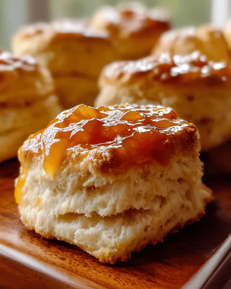 Peach Butter Swim Biscuits