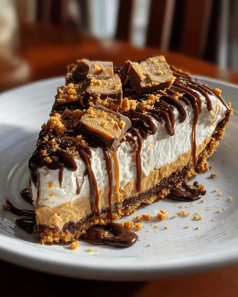 Peanut Butter Butterfinger Pie