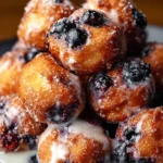Baked Blueberry Fritter Bites