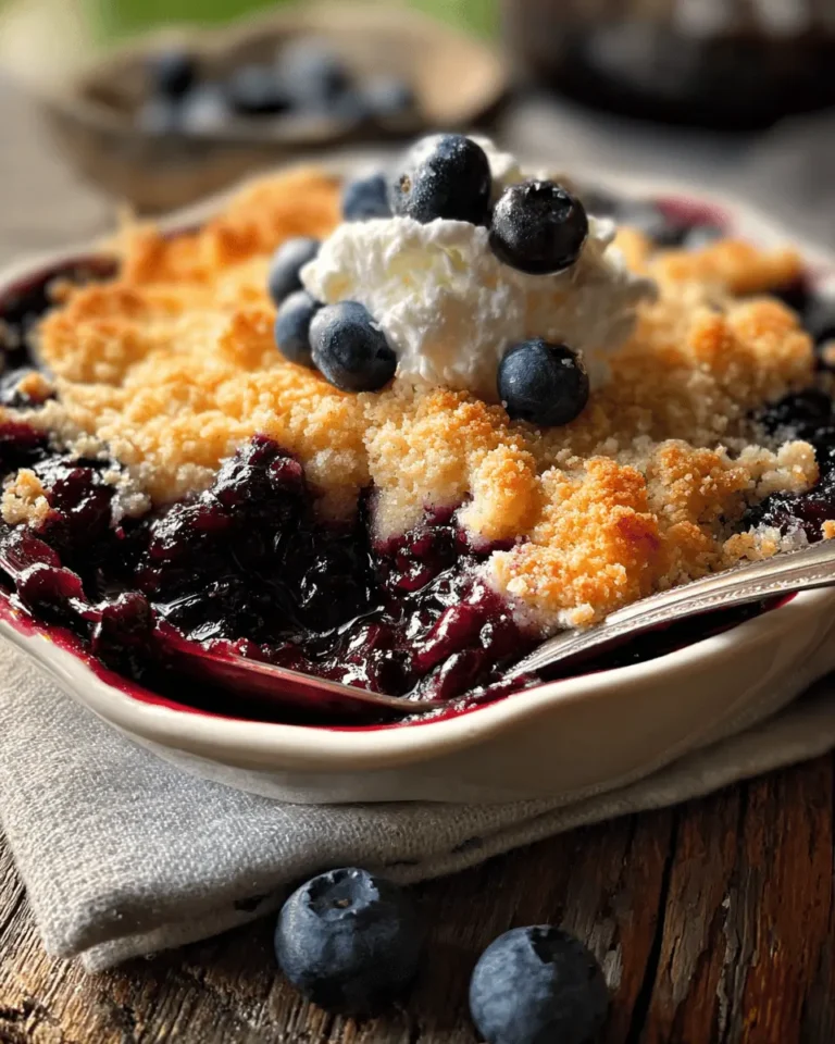 Blueberry Cobbler