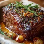 Slow-Roasted Garlic & Honey Beef Shoulder