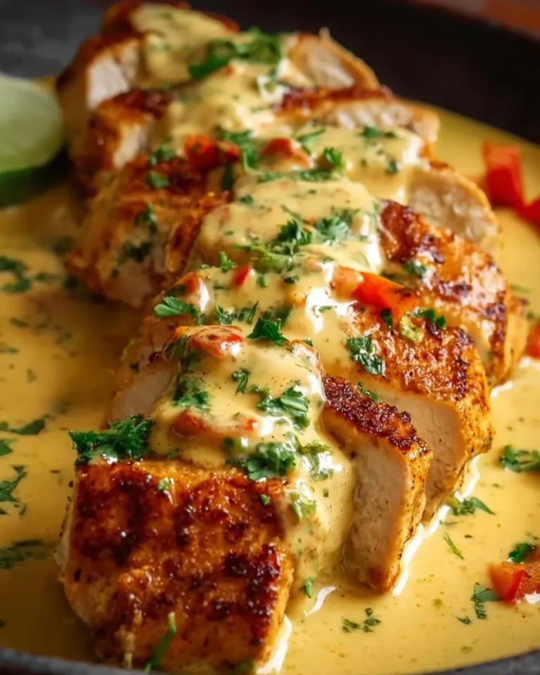 Mexican Chicken with Cheese Sauce