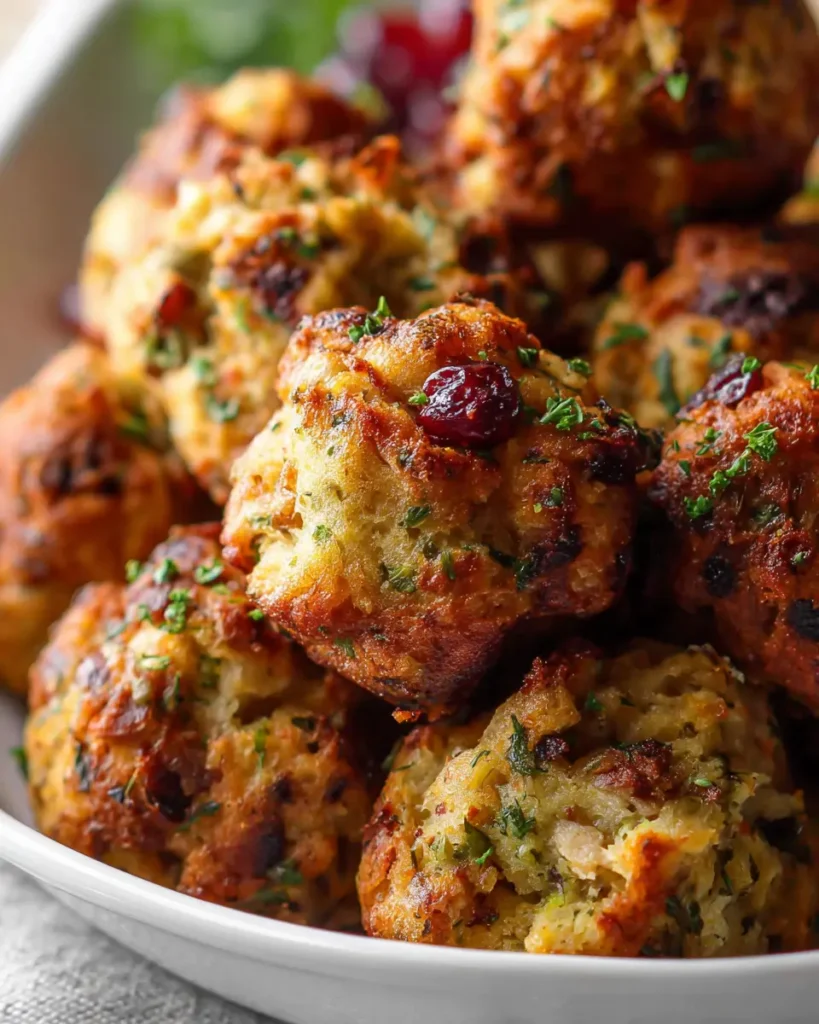 Crispy Stuffing Balls