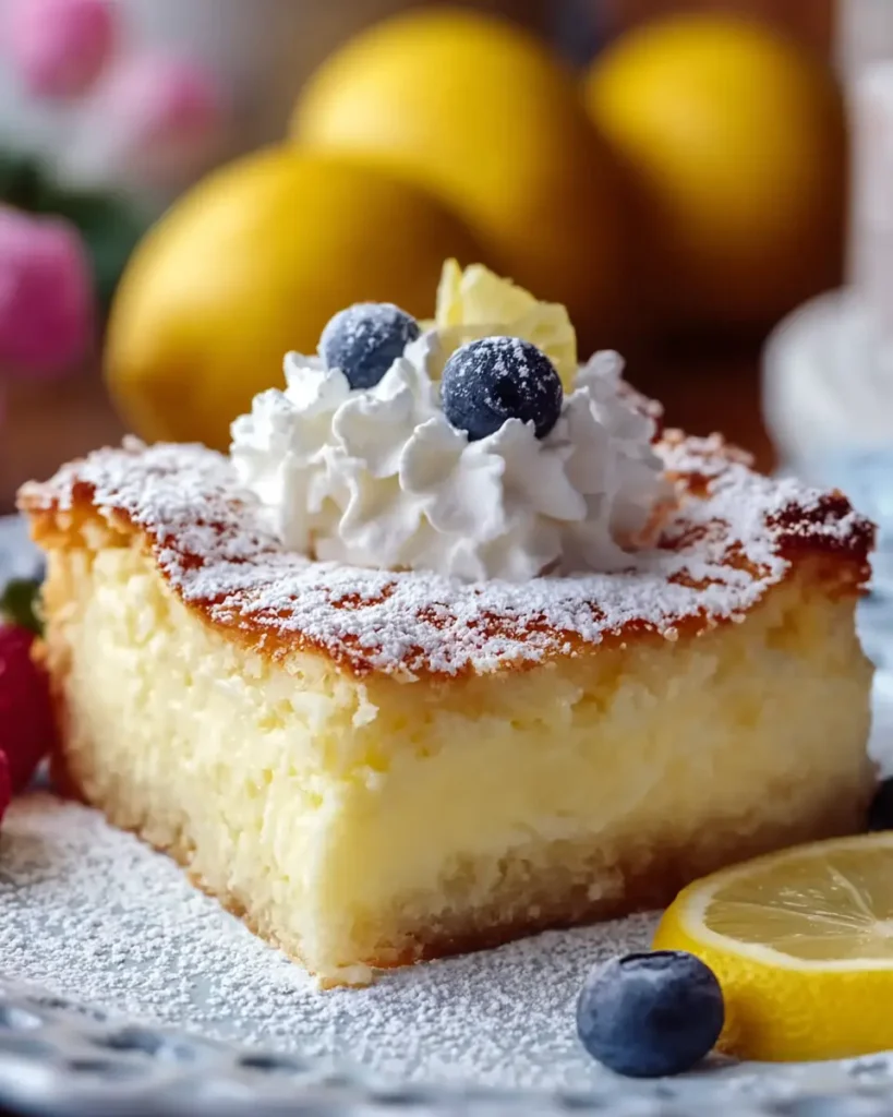 Lemon Cream Cheese Dump Cake