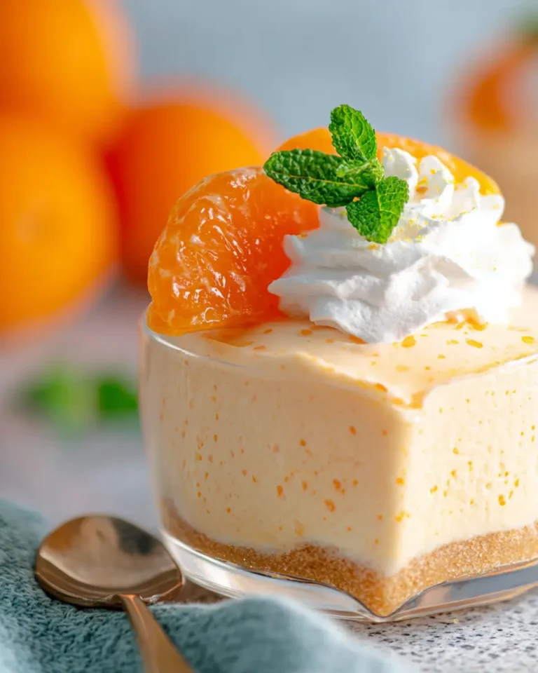 Orange Creamsicle Mousse Dessert