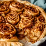Cinnamon Roll Apple Pie