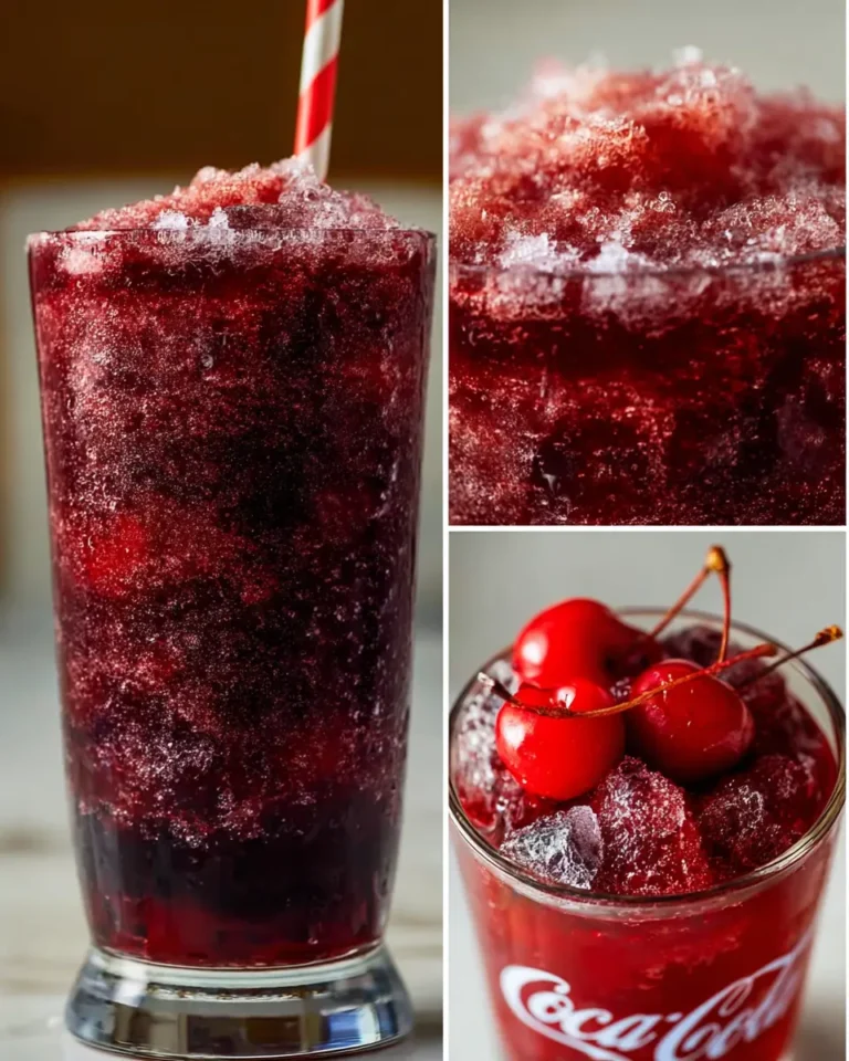 Homemade Cherry Coke Slush