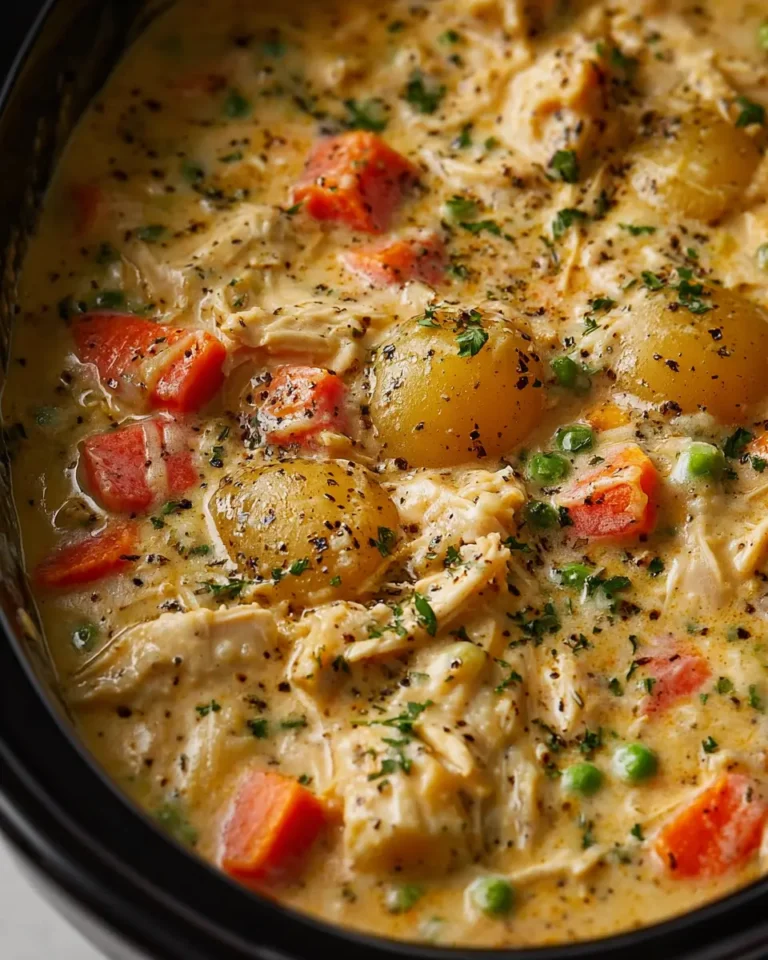 Creamy Cheesy Crockpot Chicken Stew The Best Cozy Comfort Food