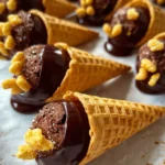 Bugles Jet-Puffed Chocolate Dipped Cones