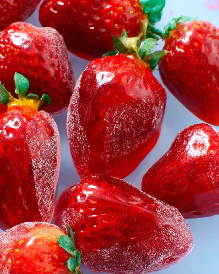 Jolly Rancher Candied Strawberries