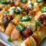 Easy Game Day Cheesy Chili Dog Jalapeño Poppers Smoked or Baked
