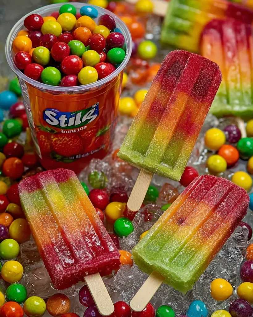 Skittles and Sprite Popsicles Easy Summer Treat for Everyone