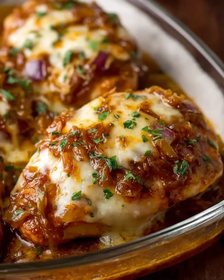 Baked French Onion Chicken