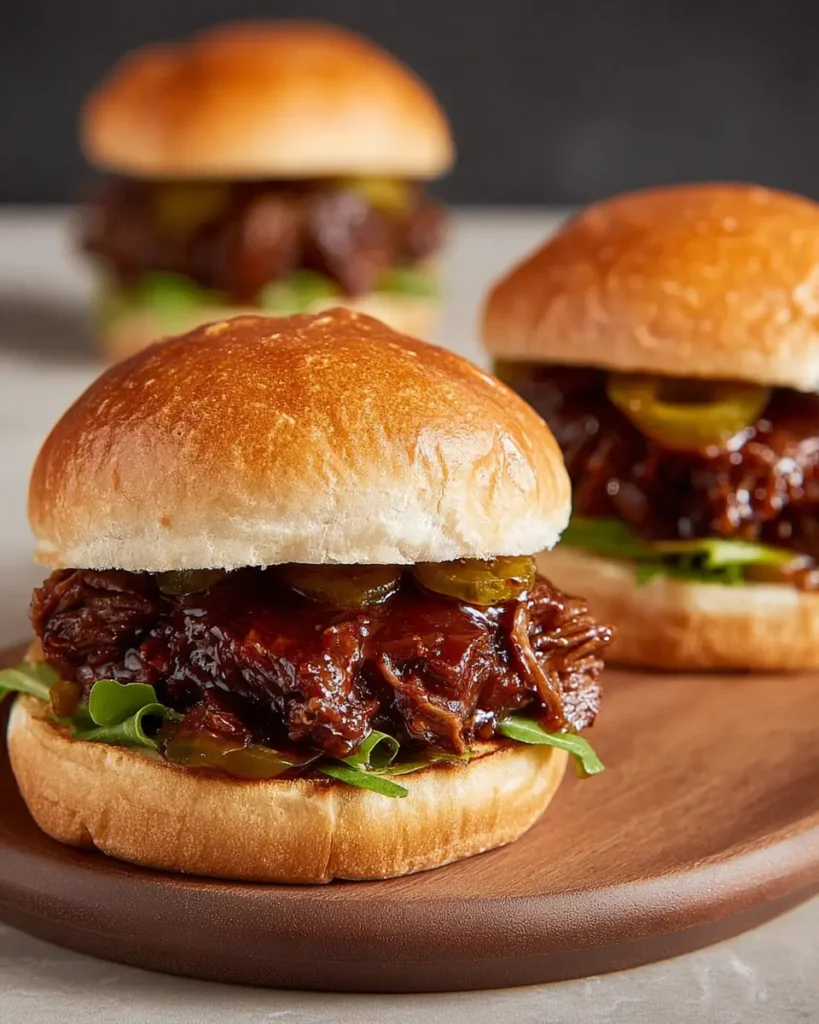 Savory BBQ Beef Sliders