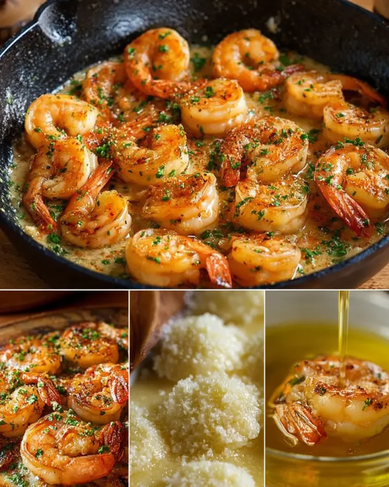 Creamy Garlic Butter Shrimp Skillet