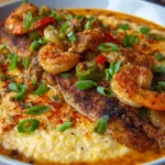 Cajun Catfish Shrimp and Grits