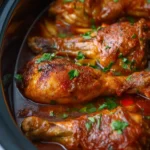 Crockpot Smothered Chicken Legs