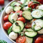 Cucumber Caprese Salad