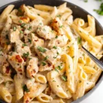 Easy Creamy Chicken Pasta Skillet