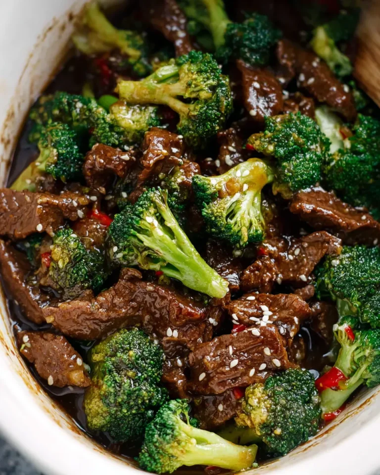 Slow Cooker Beef and Broccoli