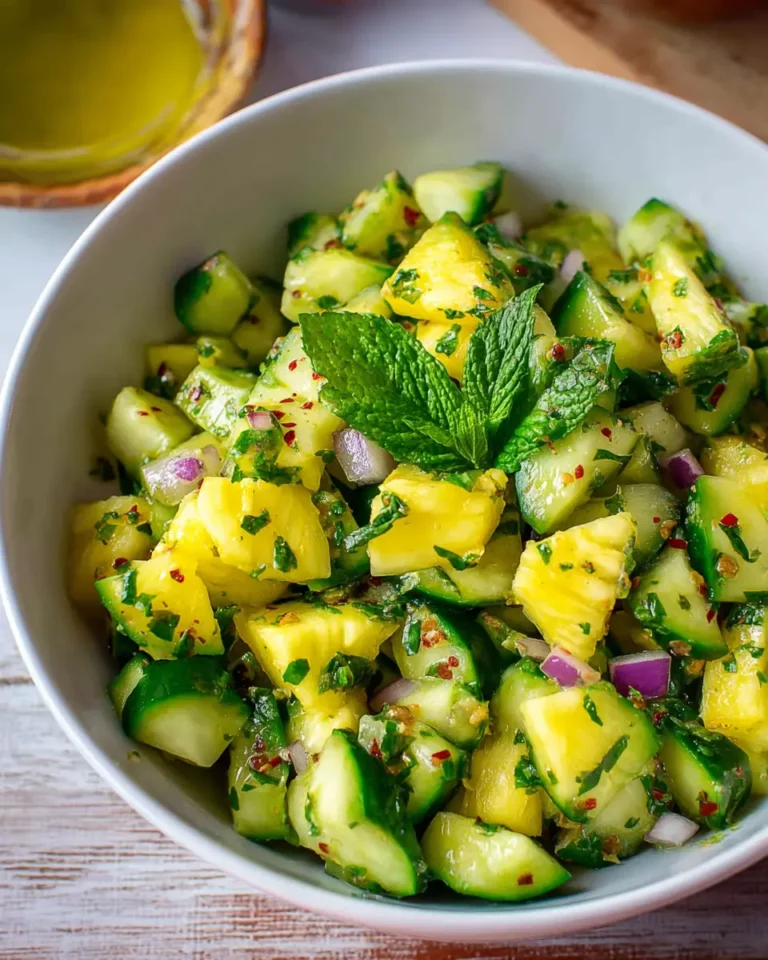 Pineapple Cucumber Salad