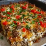 Philly Cheesesteak Casserole