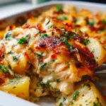 Cheesy Chicken and Potato Bake